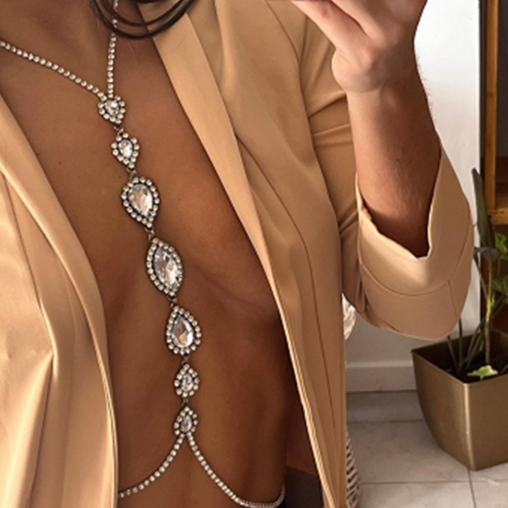Fashion Sexy Water Drop Neckla - đánh giá và giá Body Jewelry Necklace