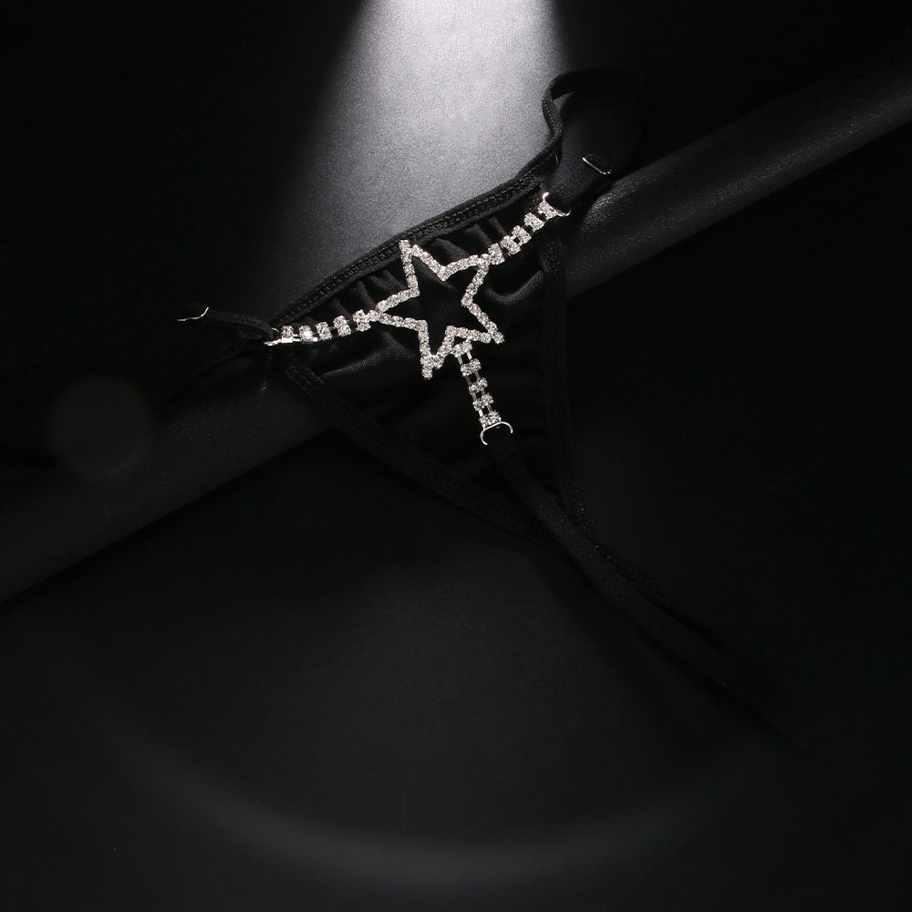 Sexy Crystal Star Waist Thong  - đánh giá và giá Body Jewelry For You