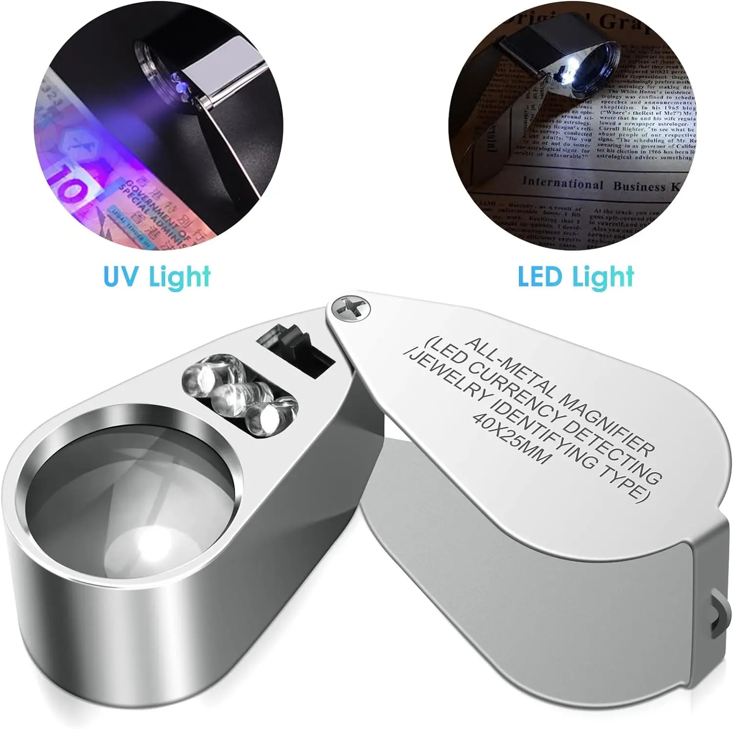 40X Illuminated Jeweler Loupe  - đánh giá và giá Body Jewelry Repair