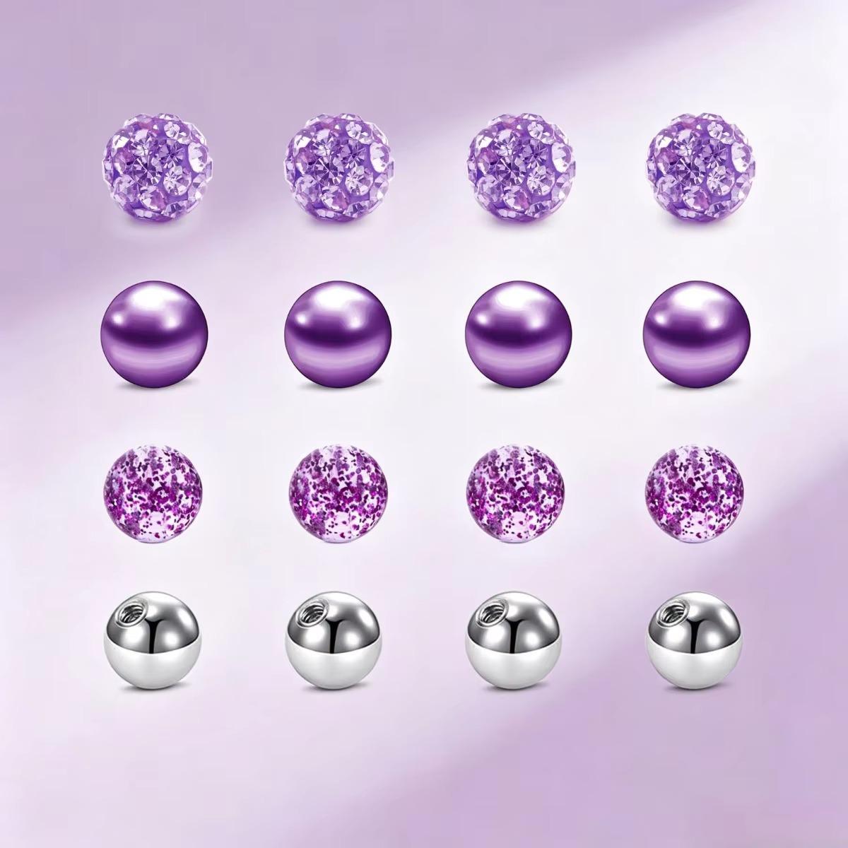 16pcs Mixed Colors Replacement - đánh giá và giá Body Jewelry Replacement Ball