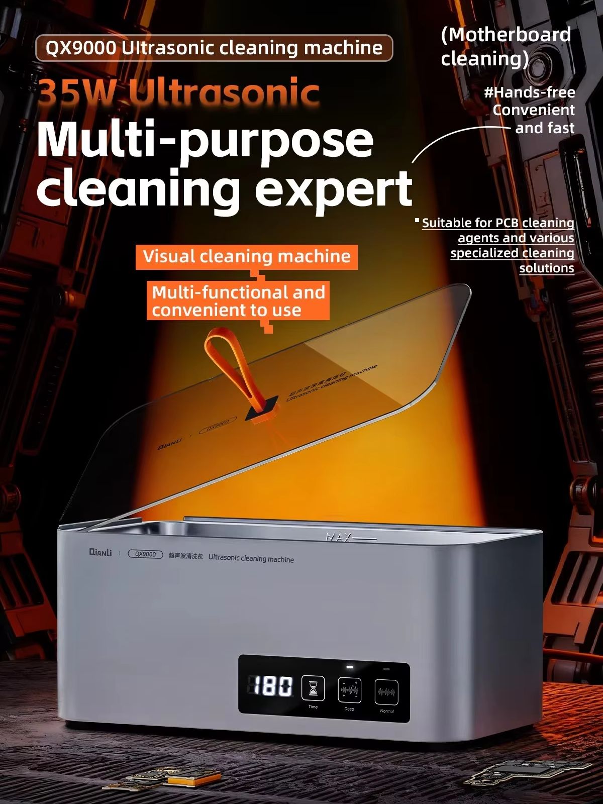 QIANLI QX9000 Ultrasonic Clean - đánh giá và giá Body Jewelry Repair