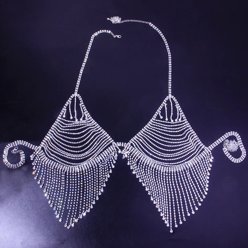 Bling Rhinestone Tassel Body C - đánh giá và giá Body Jewelry Retainers