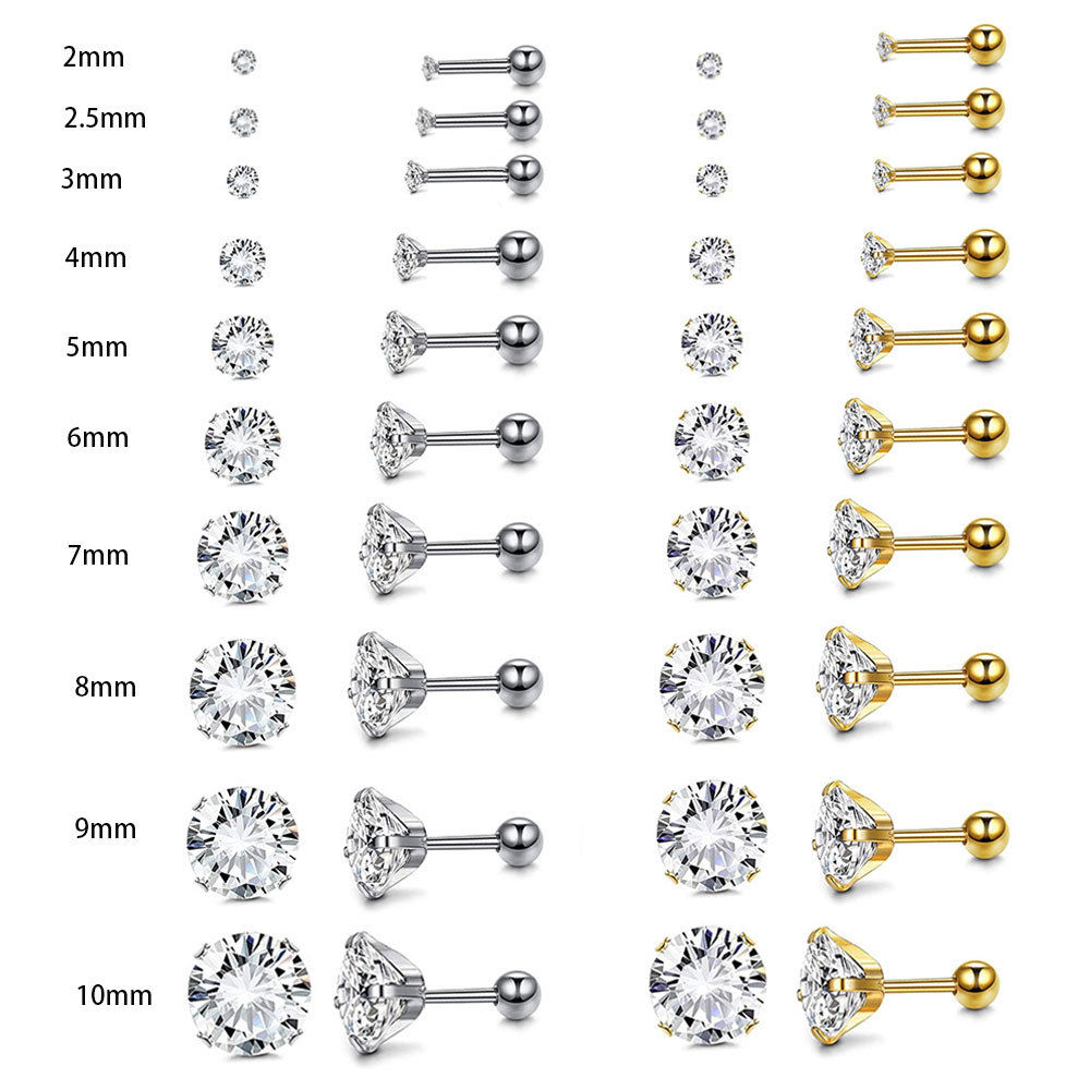 1Pair Surgical Steel Catch Rou - đánh giá và giá Body Jewelry Surgical Steel