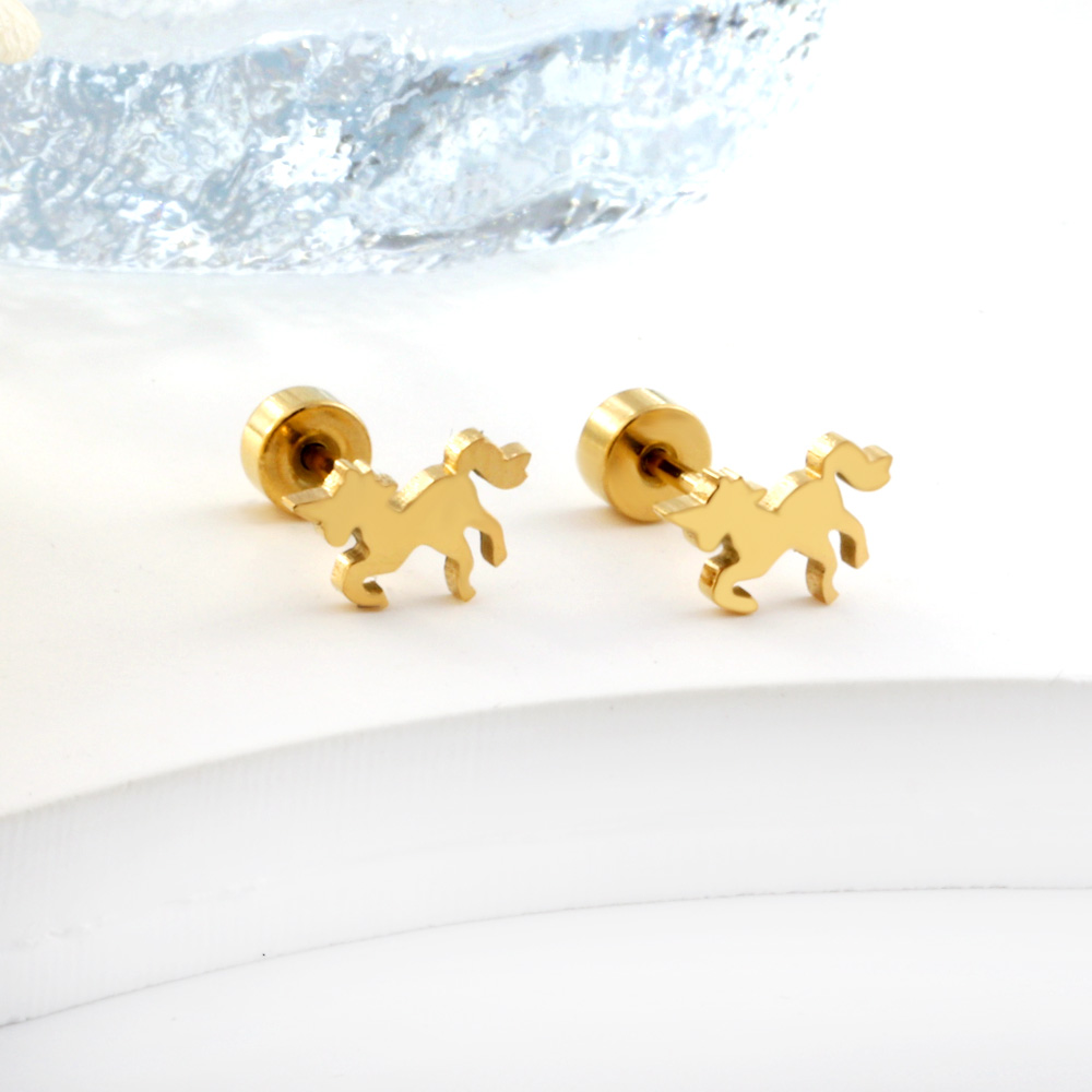 LUXUKISSKIDS 1pairs Small Ear  - đánh giá và giá Body Jewelry Surgical Steel
